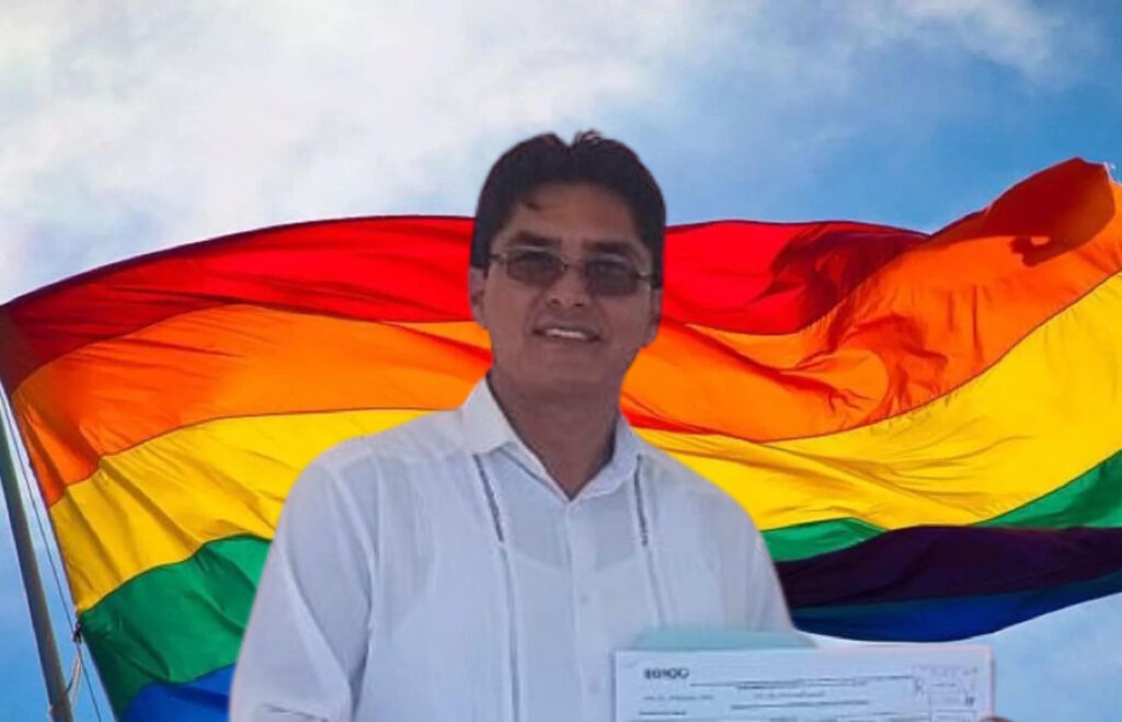 El pastor heterosexual Manuel Valencia es representante de la comunidad LGBTQ+ en planilla de Lili Campos