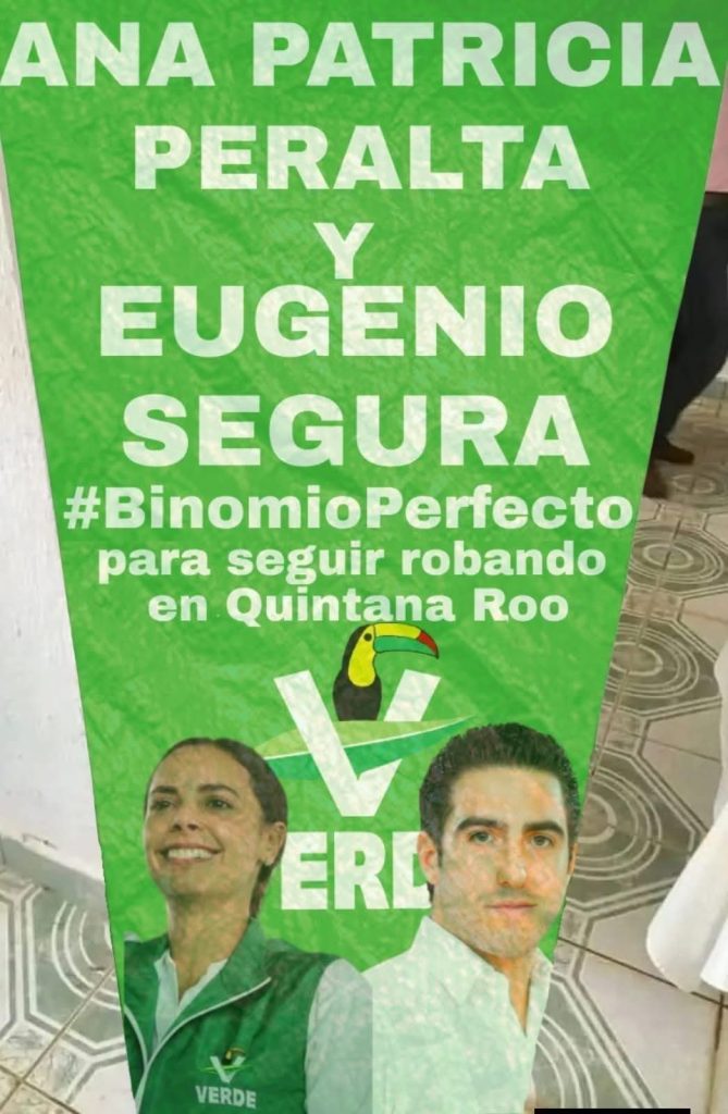 Eugenio Segura y Ana Paty Peralta son del Verde.